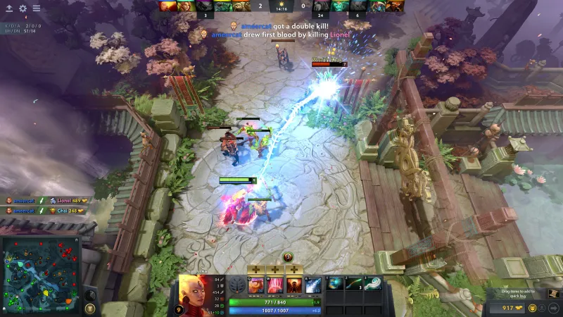 Tham gia choi DOTA2 tai Hitclub