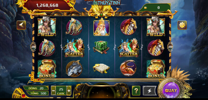 Chơi thưởng lớn tại Sơn Tinh Thủy Tinh Hitclub