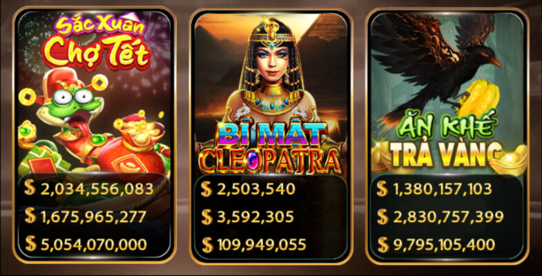 Chơi slot Bí Mật Cleopatra Hitclub hay, thưởng lớn