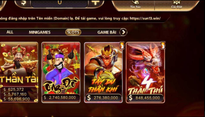 Game bài đổi thưởng Thần thú được yêu thích nhất tại Sunwin