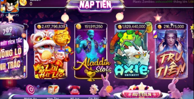 Nổ hũ Aladdin được truy cập nhiều tại 789club