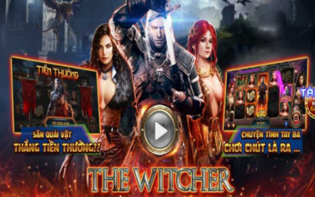 Thiết kế giao diện The Witcher đẹp mắt