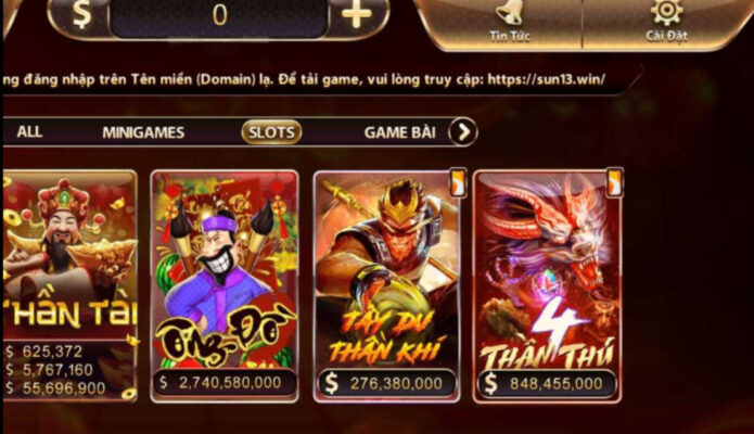Game bài đổi thưởng Thần thú cực hot tại Sunwin