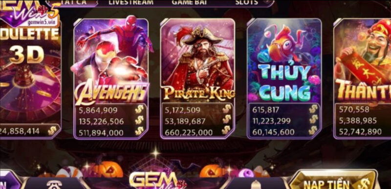 Dễ dàng tìm kiếm game bai doi thuong Pirate Kinh tại Gemwin
