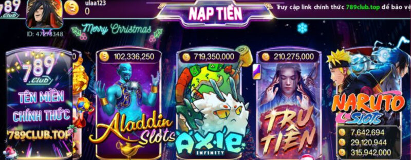 sản phẩm game giải trí Axie được yêu thích tại 789club