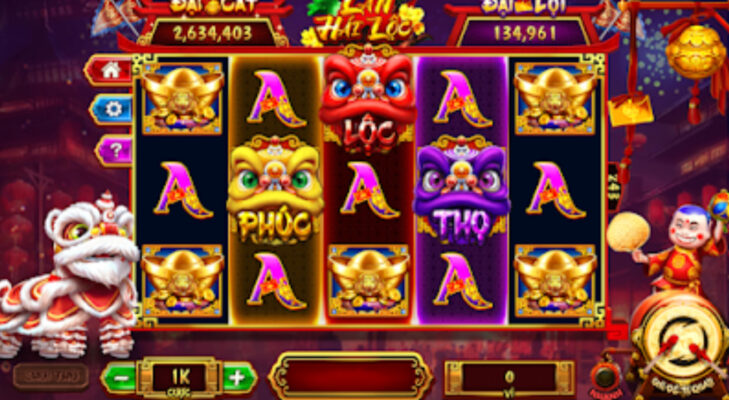 Thao tác tham gia Lân hái lộc dể dàng