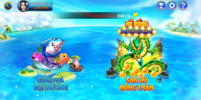 Chọn lựa phòng chơi game đánh bài đổi thưởng Bắn cá tại Hitclub