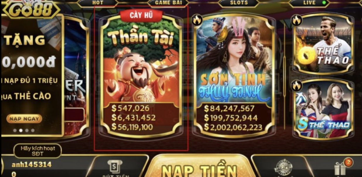 Tựa game bài đổi thưởng Thần tài cực hay tại Go88 Tựa game bài đổi thưởng Thần tài cực hay tại Go88