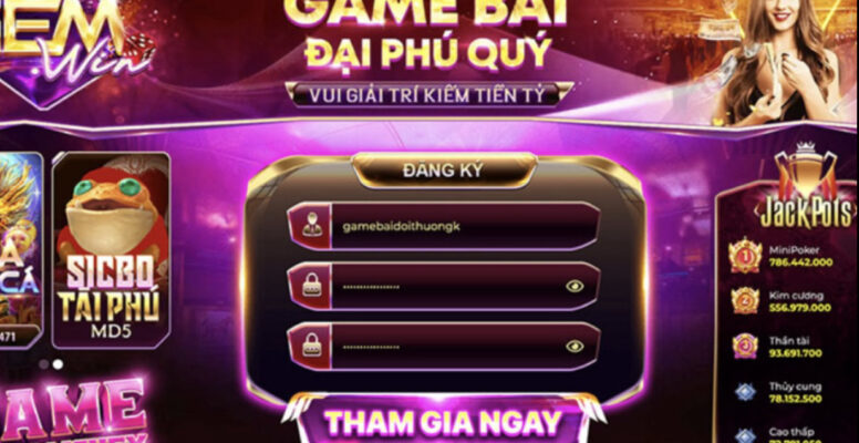 Tạo tài khoản thành viên tại Gemwin nhanh chóng