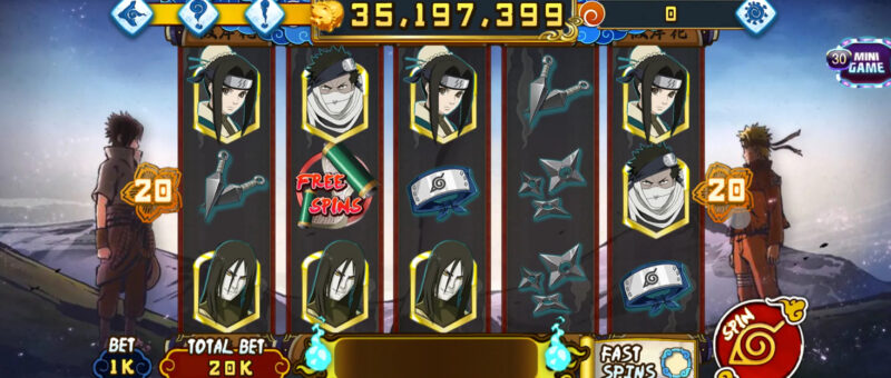 Đa dạng biểu tượng chơi game bài đổi thưởng Naruto xuất hiện
